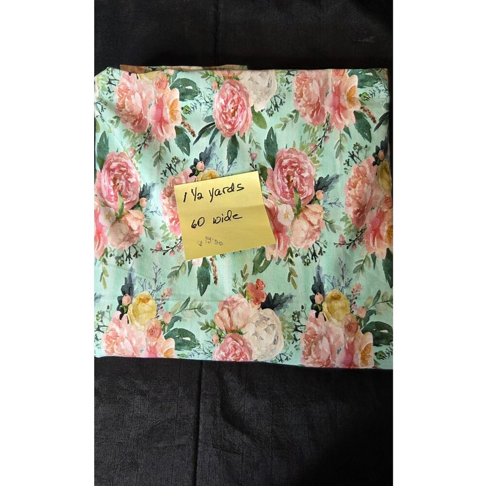 1 1/2 Yards Cotton Lycra Fabric